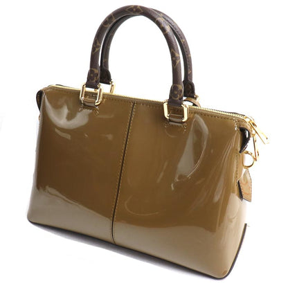LOUIS VUITTON ルイ・ヴィトン トート ミロワール ショルダーバッグ ヴェルニ ヴェールブロンズ M54394 SN0128/IC レディース【中古】