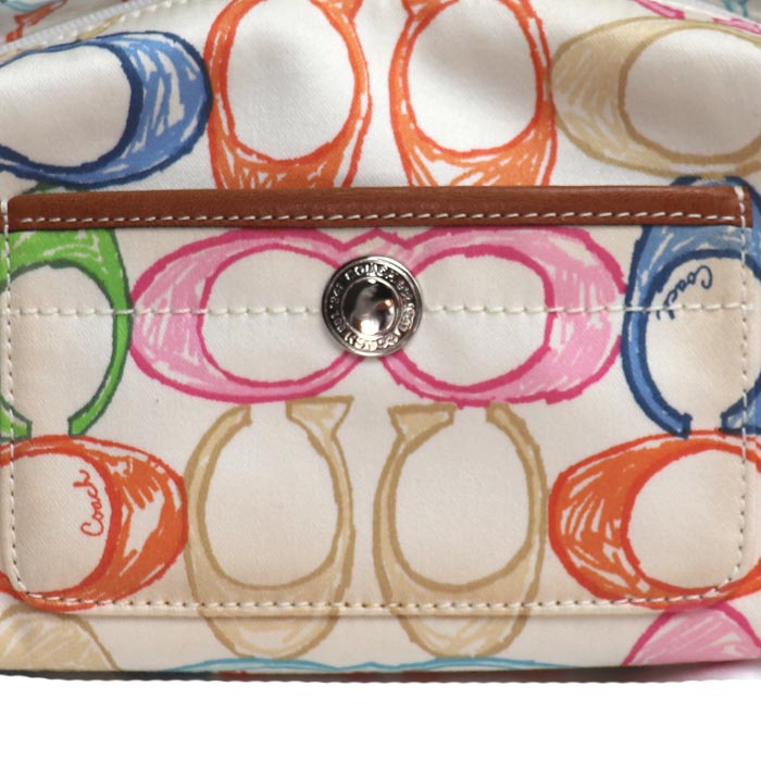 COACH コーチ ウィークエンド アクセサリーポーチ ポーチ マルチカラー レディース【中古】