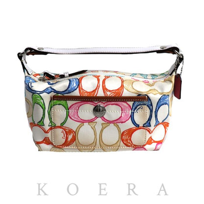 COACH コーチ ウィークエンド アクセサリーポーチ ポーチ マルチカラー レディース【中古】