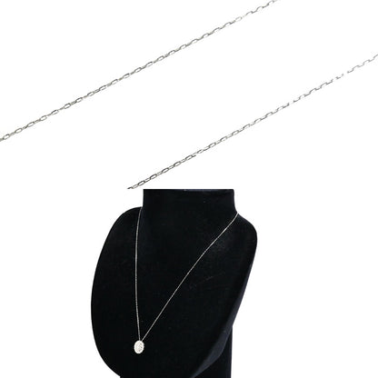 Pt900プラチナ Pt850プラチナ ネックレス ダイヤモンド0.40ct 1.9g 40cm レディース【中古】