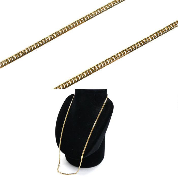 K18YG イエローゴールド ネックレス 喜平6面Wカット 20.4g 60cm メンズ【中古】