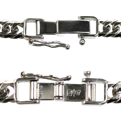 Pt850プラチナ ネックレス 喜平6面Wカット 50.2g 50cm メンズ【中古】
