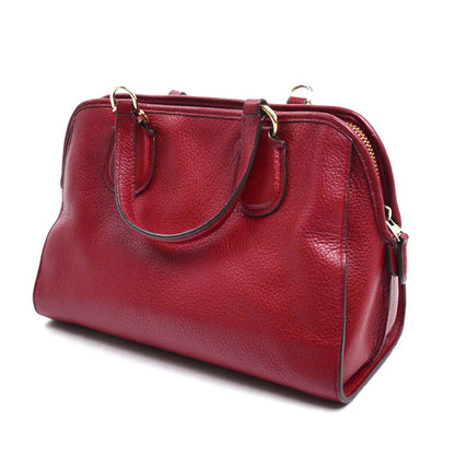COACH コーチ ミニ ノリータ サッチェル 2Wayショルダーバッグ レッド 33735 レディース【中古】