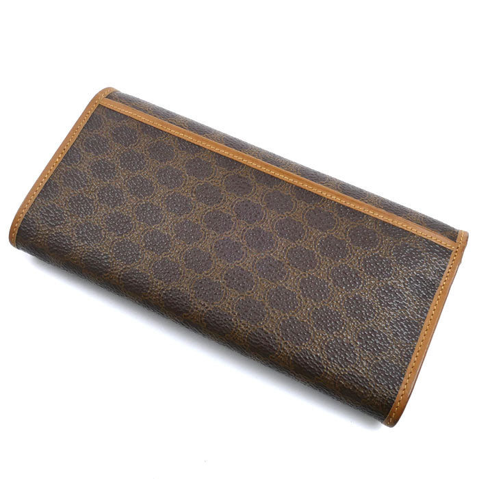 CELINE セリーヌ マカダム柄 がま口 長財布 レディース【中古】