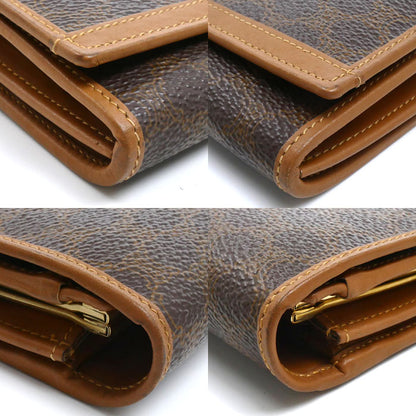 CELINE セリーヌ マカダム柄 がま口 長財布 レディース【中古】