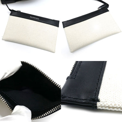 BALENCIAGA バレンシアガ ネイビーカバスXS トートバッグ ナチュラル/ブラック 390346 レディース【中古】