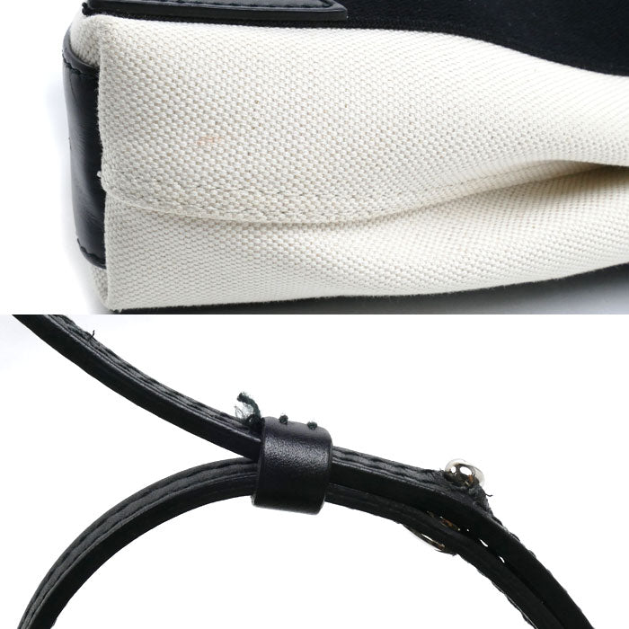 BALENCIAGA バレンシアガ ネイビーカバスXS トートバッグ ナチュラル/ブラック 390346 レディース【中古】
