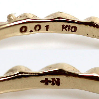 NOJESS K10PG ピンクゴールド リング・指輪 オパール 5号 0.7g レディース【中古】