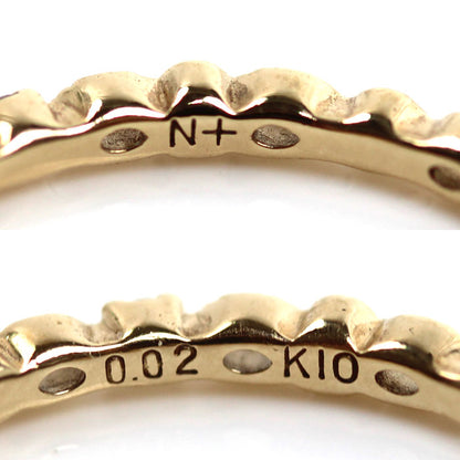 NOJESS K10PG ピンクゴールド リング・指輪 ダイヤモンド0.02ct 5号 0.8g レディース【中古】