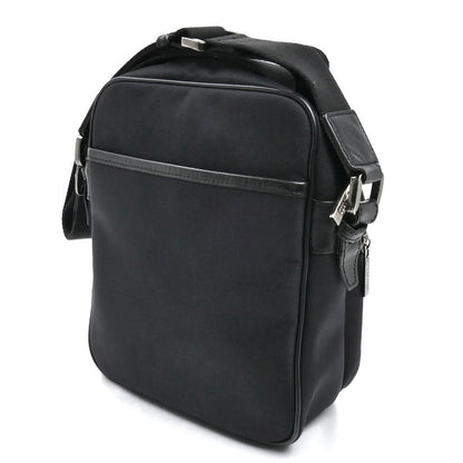 BURBERRY BLACK LABEL バーバリーブラックレーベル ノバチェック ショルダーバッグ ブラック メンズ【中古】