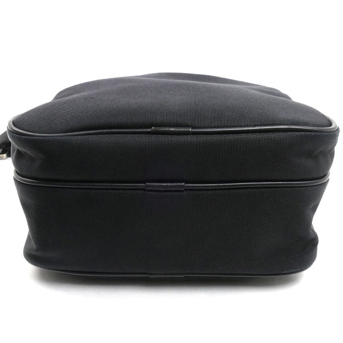 BURBERRY BLACK LABEL バーバリーブラックレーベル ノバチェック ショルダーバッグ ブラック メンズ【中古】