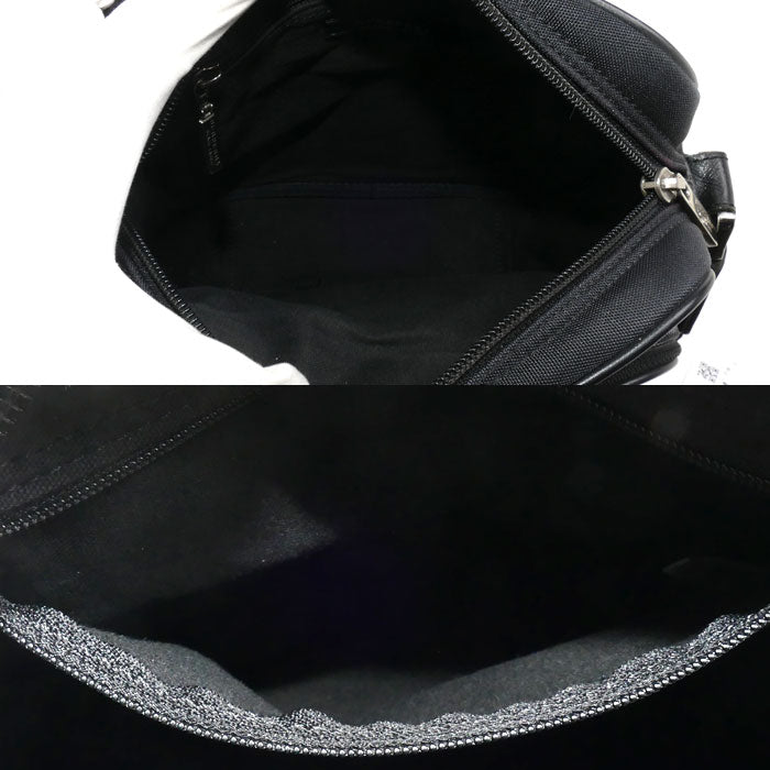 BURBERRY BLACK LABEL バーバリーブラックレーベル ノバチェック ショルダーバッグ ブラック メンズ【中古】