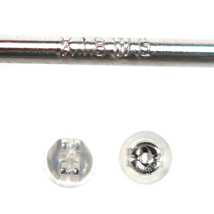 K18WG ホワイトゴールド クロス ピアス ダイヤモンド0.06ct/0.06ct 1.0g レディース【中古】