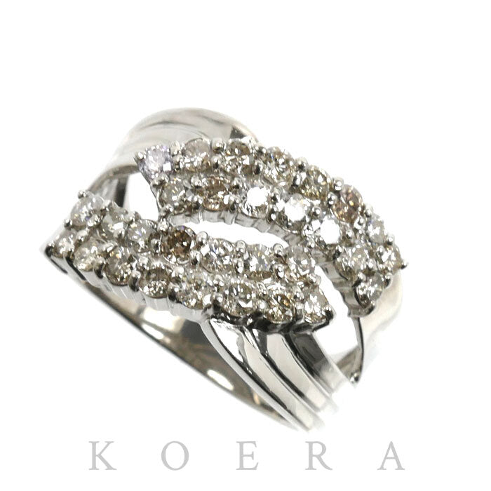 Pt900プラチナ リング・指輪 ダイヤモンド1.00ct 11号 6.8g レディース【中古】