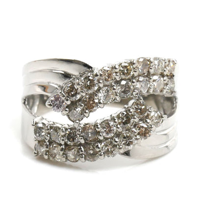 Pt900プラチナ リング・指輪 ダイヤモンド1.00ct 11号 6.8g レディース【中古】