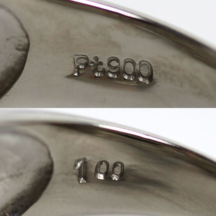 Pt900プラチナ リング・指輪 ダイヤモンド1.00ct 11号 6.8g レディース【中古】