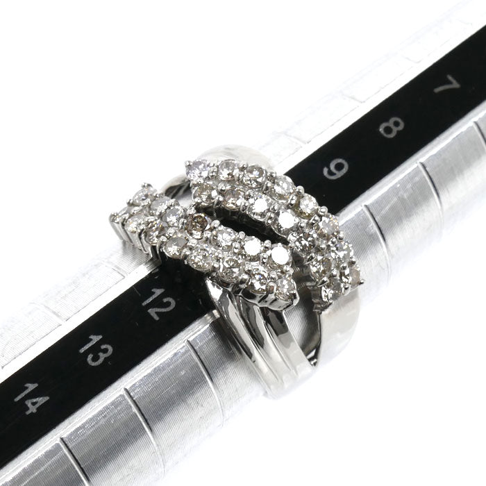Pt900プラチナ リング・指輪 ダイヤモンド1.00ct 11号 6.8g レディース【中古】
