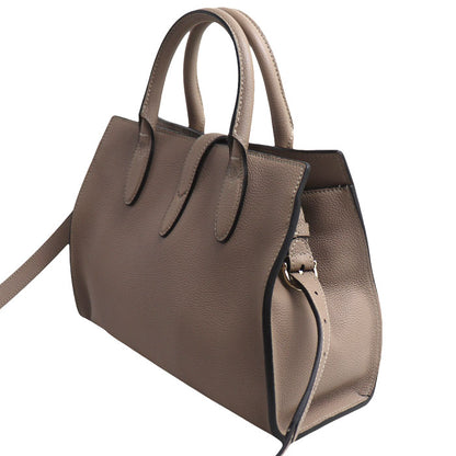 GUCCI グッチ フック クロージャー ミディアム ハンドバッグ トープ（グレージュ系） 806205 レディース【中古】【美品】