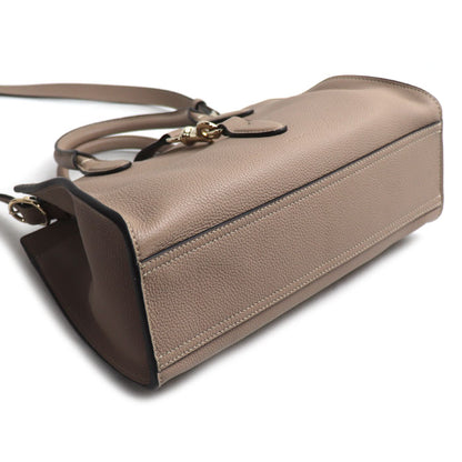 GUCCI グッチ フック クロージャー ミディアム ハンドバッグ トープ（グレージュ系） 806205 レディース【中古】【美品】