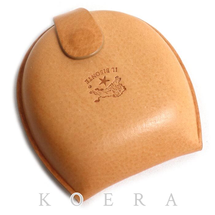 IL BISONTE イルビゾンテ 馬蹄型 コインケース ナチュラル C0543 ユニセックス【中古】
