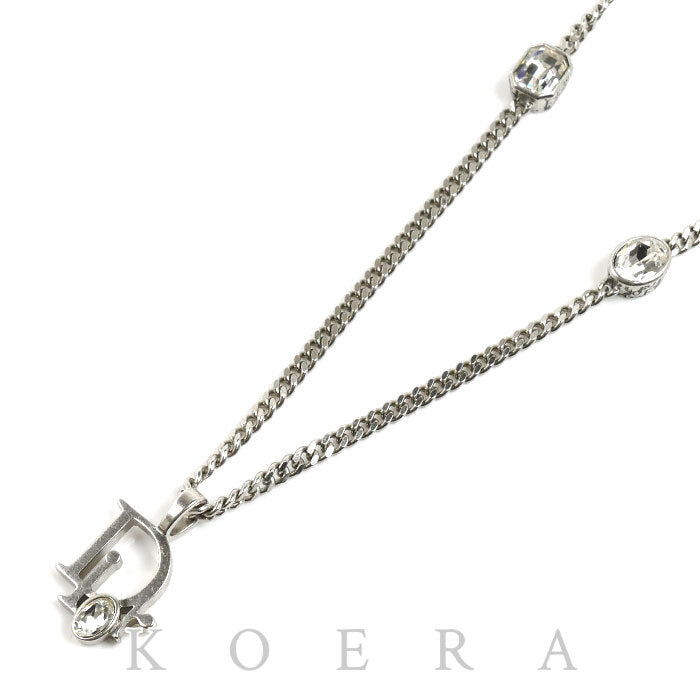 Dior ディオール 真鍮 Sparkle ネックレス N3507HOMMT_D001 18.4g 54～58cm ユニセックス【中古】
