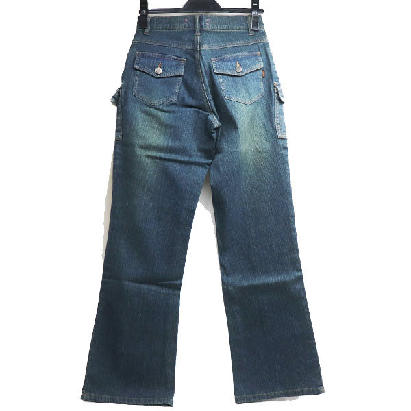 B.S.Saddle ビーエスサドル デニムパンツ ブルー系 65405 
61-85 レディース【中古】