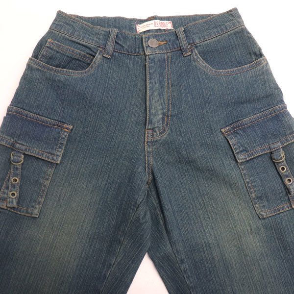 B.S.Saddle ビーエスサドル デニムパンツ ブルー系 65405 
61-85 レディース【中古】