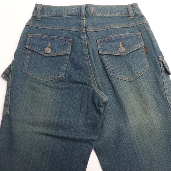 B.S.Saddle ビーエスサドル デニムパンツ ブルー系 65405 
61-85 レディース【中古】