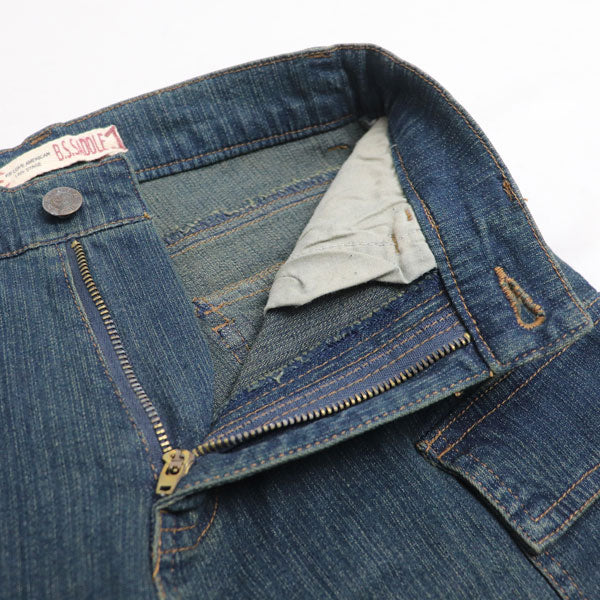 B.S.Saddle ビーエスサドル デニムパンツ ブルー系 65405 
61-85 レディース【中古】