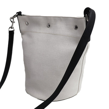 SAINT LAURENT サンローラン リヴゴーシュ RIVE GAUCHE ショルダーバッグ ホワイト ブラック 669299-faaaz-9024 レディース【中古】