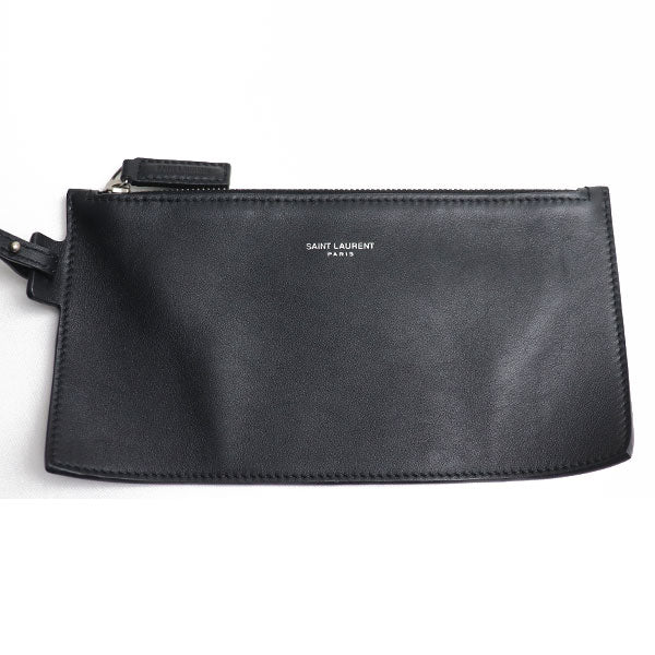 SAINT LAURENT サンローラン リヴゴーシュ RIVE GAUCHE ショルダーバッグ ホワイト ブラック 669299-faaaz-9024 レディース【中古】