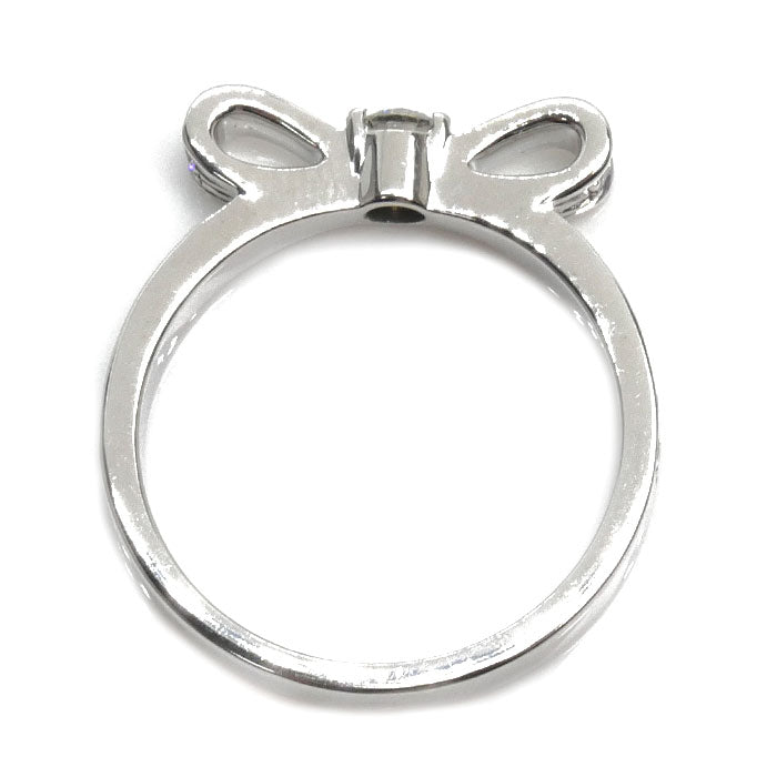 CHANEL シャネル K18WG ホワイトゴールド 1932 リュバン ドゥ シャネル  リング・指輪 J3412 ダイヤモンド 7.5号 48 3.0g レディース【中古】【美品】