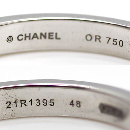 CHANEL シャネル K18WG ホワイトゴールド 1932 リュバン ドゥ シャネル  リング・指輪 J3412 ダイヤモンド 7.5号 48 3.0g レディース【中古】【美品】