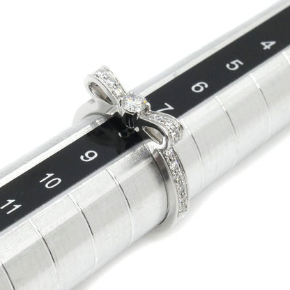 CHANEL シャネル K18WG ホワイトゴールド 1932 リュバン ドゥ シャネル  リング・指輪 J3412 ダイヤモンド 7.5号 48 3.0g レディース【中古】【美品】