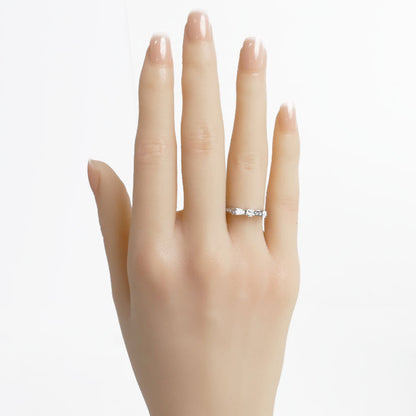 CHANEL シャネル K18WG ホワイトゴールド 1932 リュバン ドゥ シャネル  リング・指輪 J3412 ダイヤモンド 7.5号 48 3.0g レディース【中古】【美品】