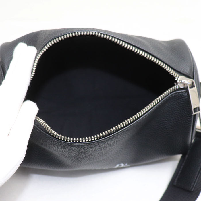 Christian Dior クリスチャンディオール アトリエ ローラー ミニ ドラム ショルダーバッグ ブラック 1ATPO061 レディース【中古】