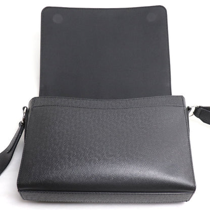 LOUIS VUITTON ルイ・ヴィトン ニュー・フラップ メッセンジャー ショルダーバッグ タイガ ブラック M30807 IC メンズ【中古】【美品】