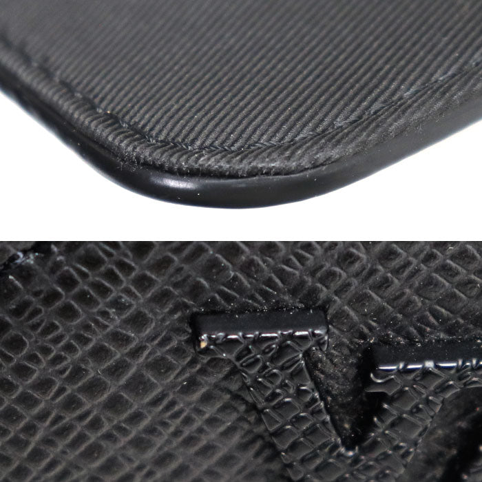 LOUIS VUITTON ルイ・ヴィトン ニュー・フラップ メッセンジャー ショルダーバッグ タイガ ブラック M30807 IC メンズ【中古】【美品】