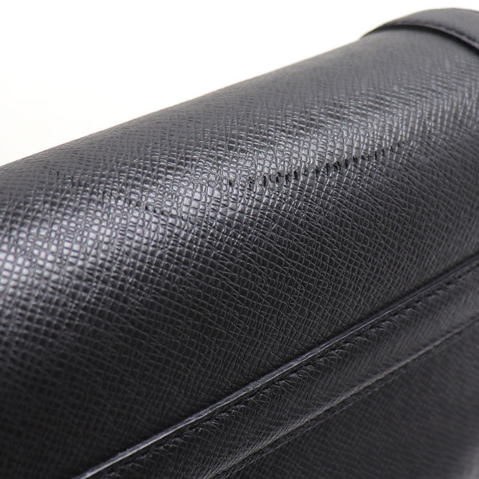 LOUIS VUITTON ルイ・ヴィトン ニュー・フラップ メッセンジャー ショルダーバッグ タイガ ブラック M30807 IC メンズ【中古】【美品】