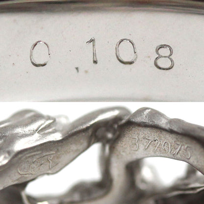 Carrera y Carrera カレライカレラ K18WG ホワイトゴールド パンサーモチーフ リング・指輪 ダイヤモンド0.108ct 12号 6.9g レディース【中古】【美品】