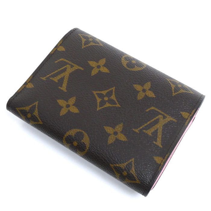 LOUIS VUITTON ルイ・ヴィトン ポルトフォイユ ヴィクトリーヌ 三つ折り財布 モノグラム ブラウン マルチカラー M69754 FH4220/ICタグ ユニセックス【中古】【美品】