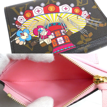 LOUIS VUITTON ルイ・ヴィトン ポルトフォイユ ヴィクトリーヌ 三つ折り財布 モノグラム ブラウン マルチカラー M69754 FH4220/ICタグ ユニセックス【中古】【美品】