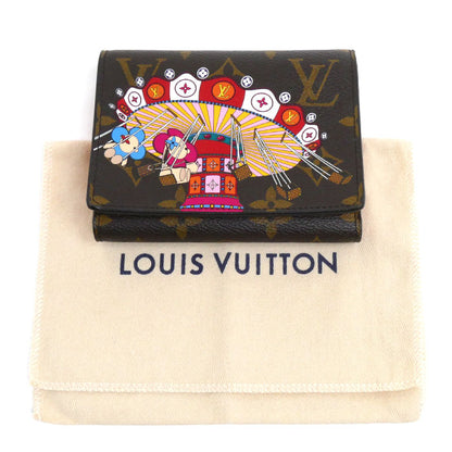 LOUIS VUITTON ルイ・ヴィトン ポルトフォイユ ヴィクトリーヌ 三つ折り財布 モノグラム ブラウン マルチカラー M69754 FH4220/ICタグ ユニセックス【中古】【美品】