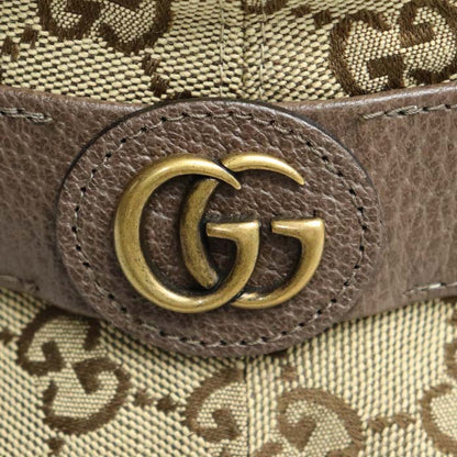 GUCCI グッチ GGキャンバス バケットハット ハット フェドラ ベージュ ブラウン 576587 4HG62 2564 M ユニセックス【中古】【美品】