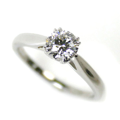 HARRY WINSTON ハリーウィンストン Pt950プラチナ ソリティア リング・指輪 ダイヤモンド0.54ct 7.5号 3.4g レディース【中古】【美品】