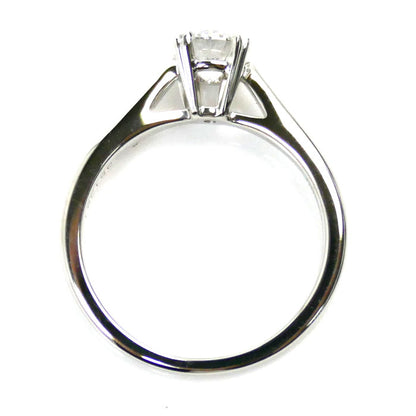 HARRY WINSTON ハリーウィンストン Pt950プラチナ ソリティア リング・指輪 ダイヤモンド0.54ct 7.5号 3.4g レディース【中古】【美品】