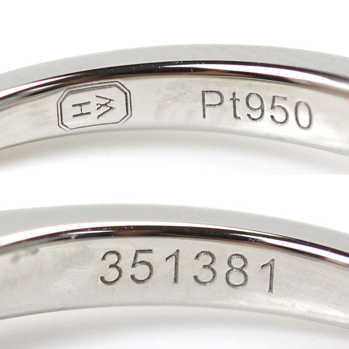 HARRY WINSTON ハリーウィンストン Pt950プラチナ ソリティア リング・指輪 ダイヤモンド0.54ct 7.5号 3.4g レディース【中古】【美品】