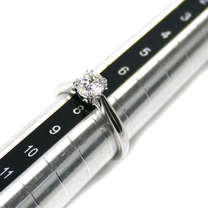 HARRY WINSTON ハリーウィンストン Pt950プラチナ ソリティア リング・指輪 ダイヤモンド0.54ct 7.5号 3.4g レディース【中古】【美品】