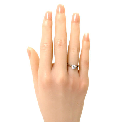 HARRY WINSTON ハリーウィンストン Pt950プラチナ ソリティア リング・指輪 ダイヤモンド0.54ct 7.5号 3.4g レディース【中古】【美品】