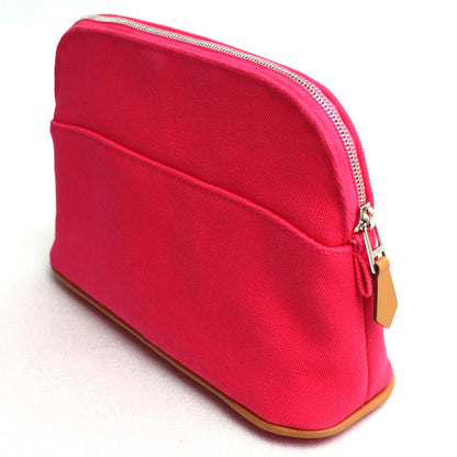 HERMES エルメス ボリードMINI ポーチ ピンク ハイビスカス 103773M レディース【中古】【美品】